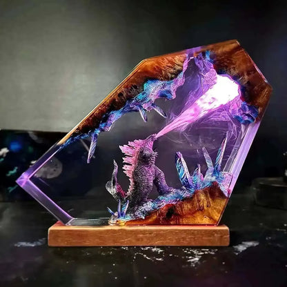 Dinosaur Fire-Spewing Table Lamp