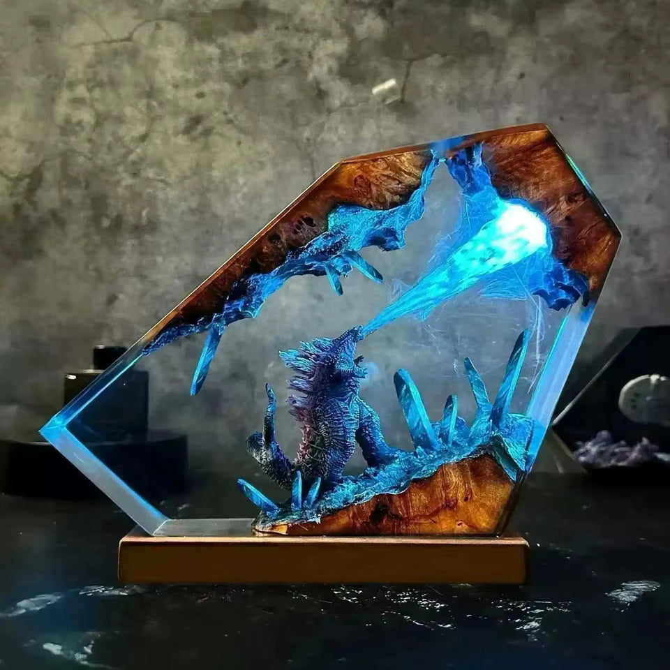 Dinosaur Fire-Spewing Table Lamp