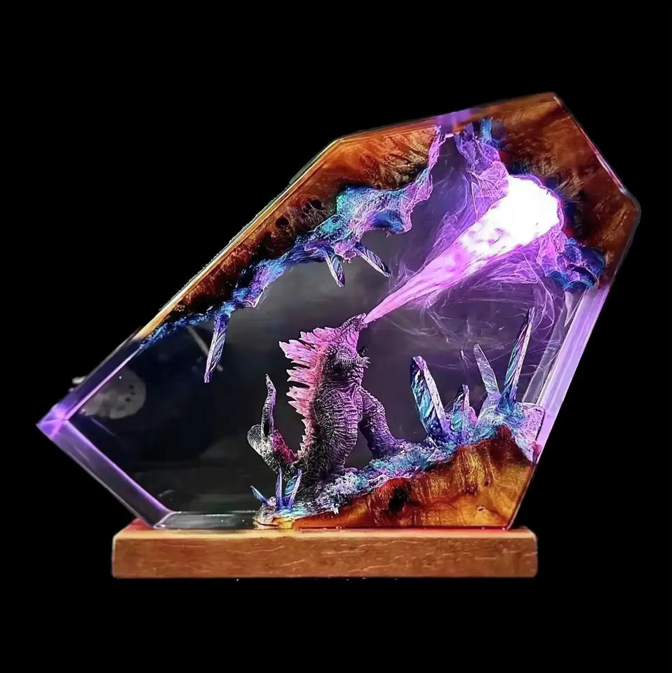Dinosaur Fire-Spewing Table Lamp
