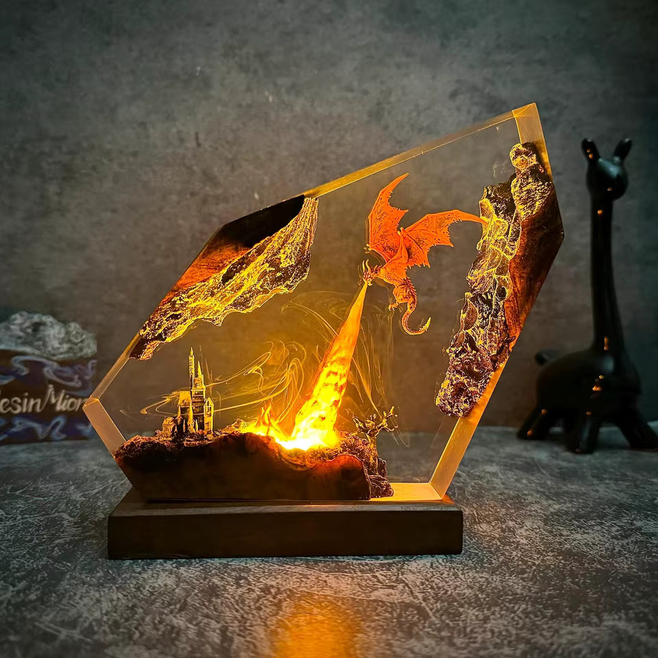 Charizard Resin Art Table Lamp